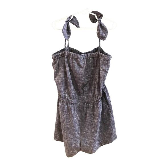 NEW Milly Minis Chambray Tie Romper. Girls 8. (8A) - Picture 2 of 6